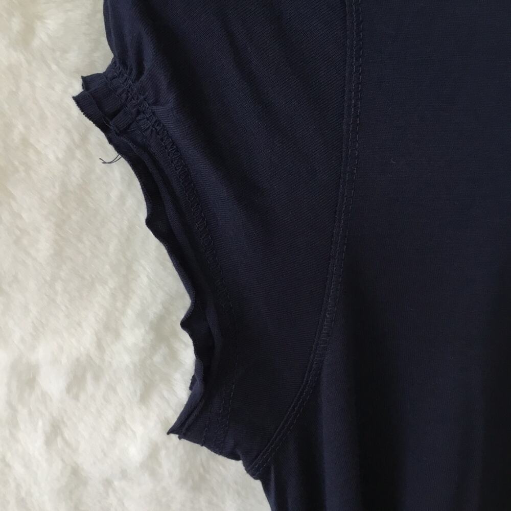 Ralph Lauren Girl Black Dress with Purple Belt - Picture 5 of 15